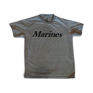 Trooper Tactical Marines Logo Core Kids Grey T-Shirt